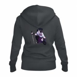 Женское худи на молнии Sasuke with katana - PrintSalon