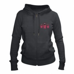 Жіноче худі на блискавці Солдати гра в Кальмара - PrintSalon