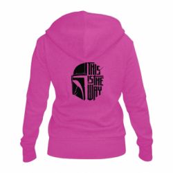 Жіноче худі на блискавці This Is The Way - PrintSalon