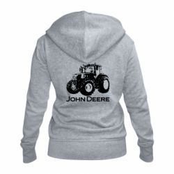 Жіноче худі на блискавці Tractor John Deere - PrintSalon