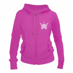 Женское худи на молнии Wonder Makers - PrintSalon