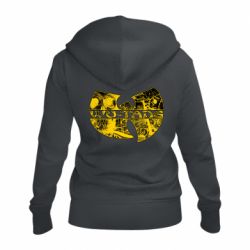 Женское худи на молнии Wu-Tang logo art