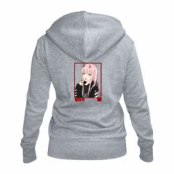 Женское худи на молнии Zero Two Modern Style - PrintSalon