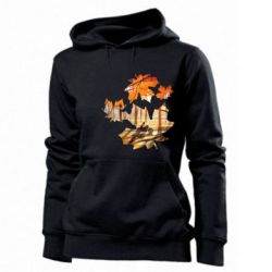 Женское худи Проезжая осень - PrintSalon