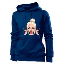 Женское худи Punk Girl - PrintSalon