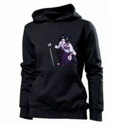 Женское худи Sasuke with katana - PrintSalon