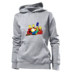 Женское худи Simpsons At Home - PrintSalon