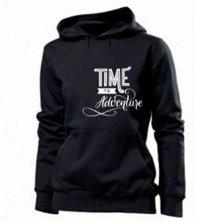 Женское худи Time to adventure - PrintSalon