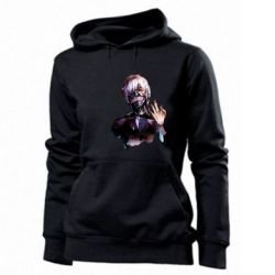 Женское худи Tokio Ghoul Kaneki - PrintSalon