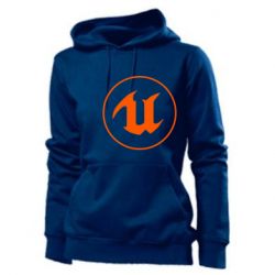 Женское худи Unreal Engine Logo - PrintSalon