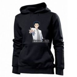 Худі жіноче Брама Штейна: Рінтаро Окабе - PrintSalon