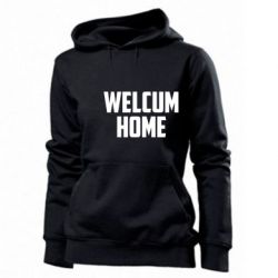 Женское худи Welcum Home - PrintSalon