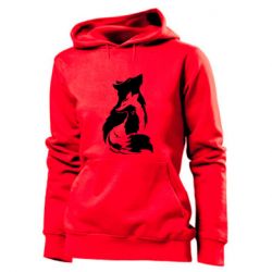 Женское худи Wolf And Fox - PrintSalon