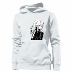 Женское худи Zero Two Art - PrintSalon