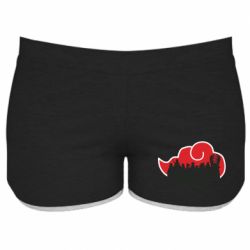 Женские шорты Akatsuki Members Red Cloud - PrintSalon