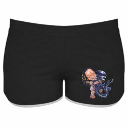 Женские шорты Alien vs Predator - PrintSalon