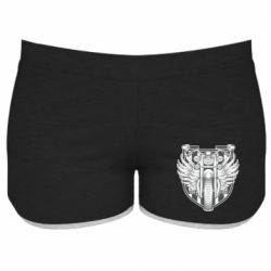 Женские шорты Bike Shield Art - PrintSalon