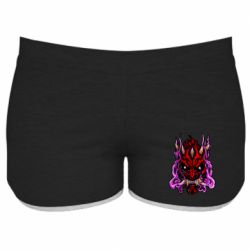 Женские шорты Darth Maul Japanese mask - PrintSalon