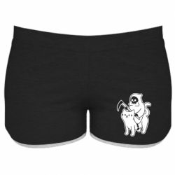 Жіночі шорти Death and cat - PrintSalon