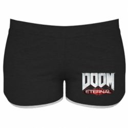 Жіночі шорти Doom Eternal logo - PrintSalon