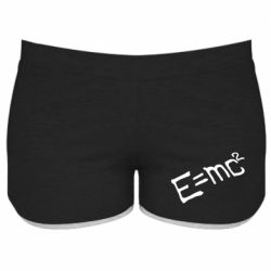 Женские шорты E=mc2 - PrintSalon