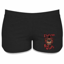 Женские шорты Фнаф - PrintSalon