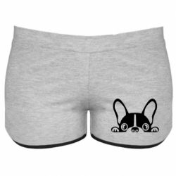 Женские шорты French Bulldog Puppy - PrintSalon