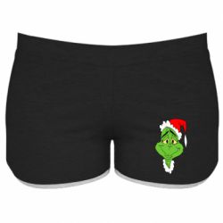 Женские шорты Grinch - PrintSalon