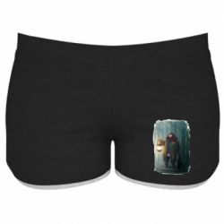 Женские шорты Хагрид в лесу - PrintSalon