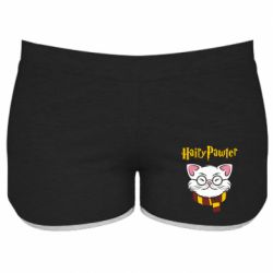 Женские шорты Harry Potter cat - PrintSalon
