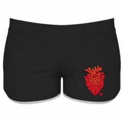Женские шорты Heart of many cats - PrintSalon
