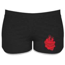 Женские шорты Heart out of hands - PrintSalon