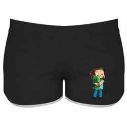 Жіночі шорти Heroes from Minecraft - PrintSalon