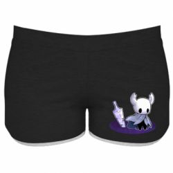 Женские шорты Hollow Knight with a sword - PrintSalon