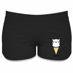 Женские шорты Ice Cat - PrintSalon