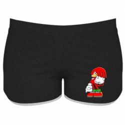 Женские шорты Knuckles the Echidna - PrintSalon
