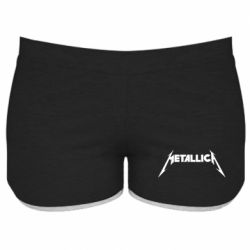 Женские шорты Logo Metallica - PrintSalon