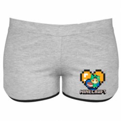 Жіночі шорти Minecraft Girl - PrintSalon