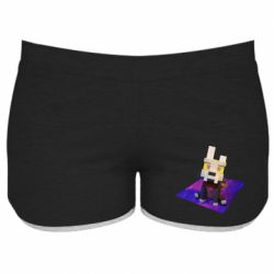 Женские шорты Minecraft King - PrintSalon