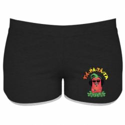 Женские шорты Перец Эдисон и доллары - PrintSalon