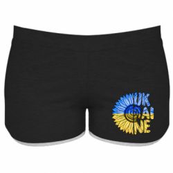Женские шорты Подсолнух Украина! - PrintSalon