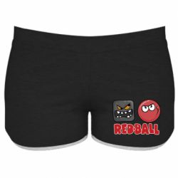 Жіночі шорти Red ball 4 - PrintSalon