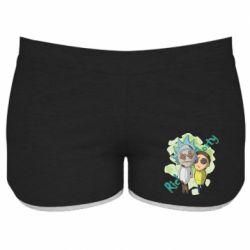 Женские шорты Rick and Morty voodoo doll - PrintSalon