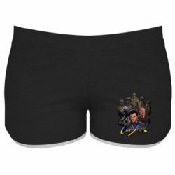 Женские шорты Слава Украине! Слава ЗСУ! - PrintSalon