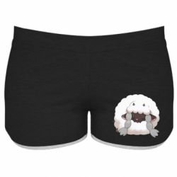Женские шорты Sleeping Wooloo - PrintSalon
