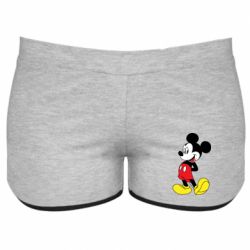 Женские шорты Smiling Mickey - PrintSalon