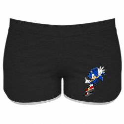 Женские шорты Sonic and the jump - PrintSalon