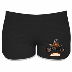 Женские шорты Sport Bike Art - PrintSalon