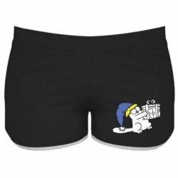 Женские шорты Украинский кот саймона с подарком - PrintSalon