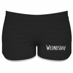 Жіночі шорти Wednesday logo - PrintSalon